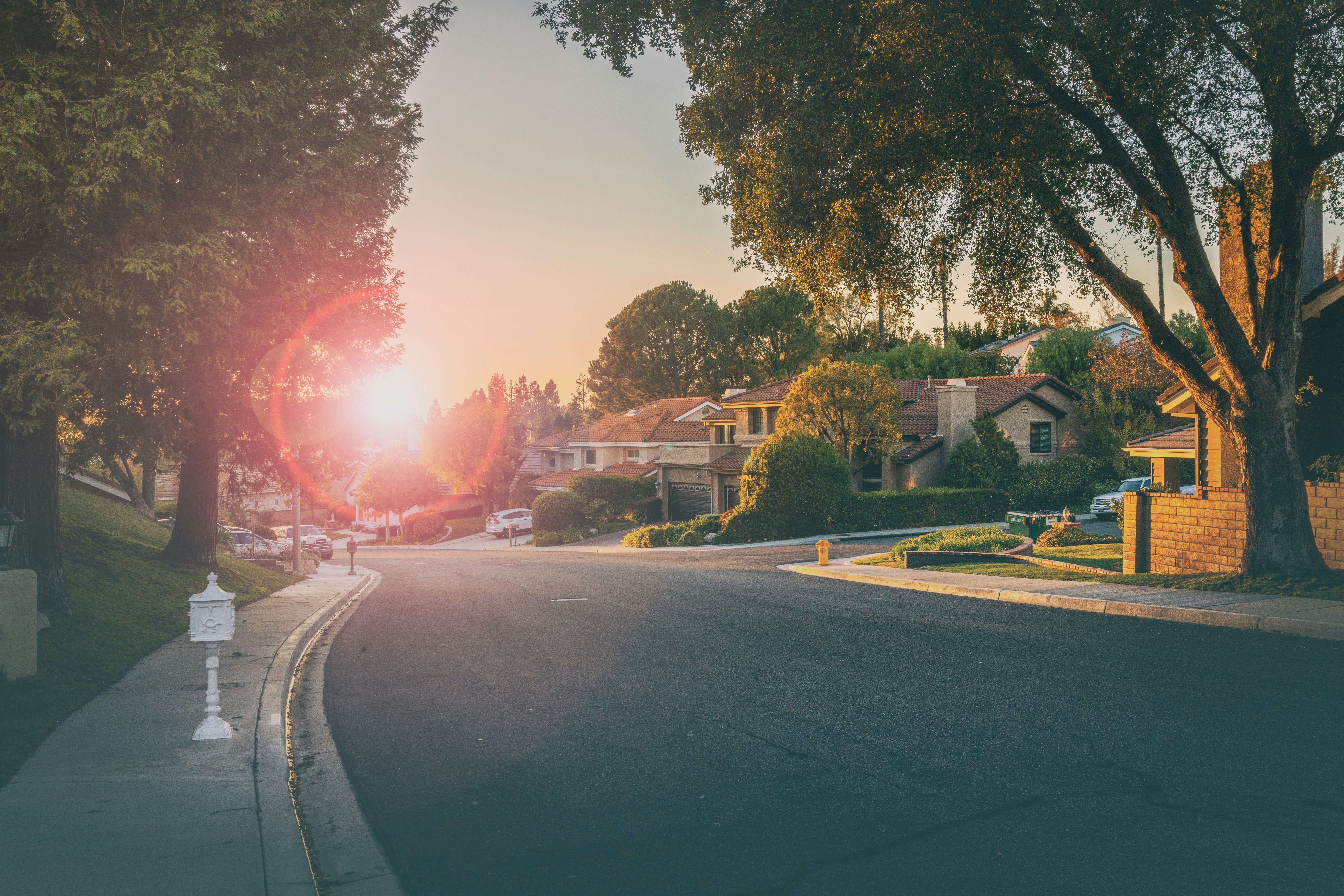 Suburban Sunset